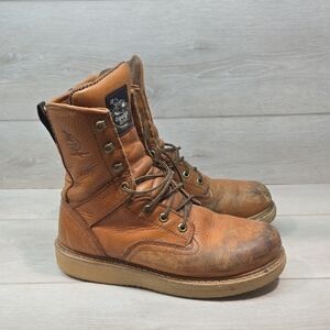 Georgia Boot G8152 8" Barracuda Gold WedgeMens Leather Oil&slip Resistant 8